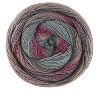 LANA GROSSA Gomitolo Versione | Dochtgarn mit Farbverlauf | Handstrickgarn aus 60% Schurwolle & 40% Polyacryl | 200g Wolle zum Stricken & Häkeln | 700m GarnFB 461