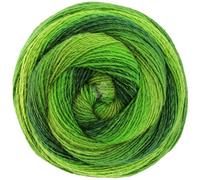 LANA GROSSA Gomitolo Versione | Dochtgarn mit Farbverlauf | Handstrickgarn aus 60% Schurwolle & 40% Polyacryl | 200g Wolle zum Stricken & Häkeln | 700m Garn FB 447