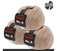 LANA GROSSA Lana Grossa 3 x 50 g Brigitte No. 2 Netzgarn Wolle Alpaka Baumwolle 46 Farben Verschiedene zur Auswahl 0.15 kg