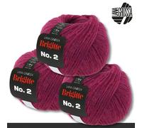 LANA GROSSA Lana Grossa 3 x 50 g Brigitte No. 2 Netzgarn Wolle Alpaka Baumwolle 46 Farben Verschiedene zur Auswahl 0.15 kg