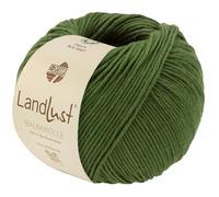 LANA GROSSA Landlust Baumwolle | Klassisches Bio-Baumwollgarn, Gots zertifiziert | Handstrickgarn aus 100% Baumwolle (Bio) | 50g Wolle zum Stricken & Häkeln | 115m Garn