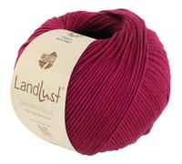LANA GROSSA Landlust Baumwolle | Klassisches Bio-Baumwollgarn, Gots zertifiziert | Handstrickgarn aus 100% Baumwolle (Bio) | 50g Wolle zum Stricken & Häkeln | 115m Garn