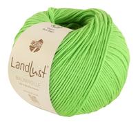 LANA GROSSA Landlust Baumwolle | Klassisches Bio-Baumwollgarn, Gots zertifiziert | Handstrickgarn aus 100% Baumwolle (Bio) | 50g Wolle zum Stricken & Häkeln | 115m Garn