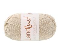 LandLust die Sockenwolle 50g Melange 4-fach 1608 - Natur meliert