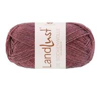 LANA GROSSA Landlust die Sockenwolle 50g | Klassisches Sockengarn in edlen Melangefarben aus 80% Schurwolle (Merino) & 20% Polyamid | 50g waschmaschinenfest zum Stricken & Häkeln | 210m Garn FB1603