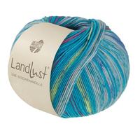 LANA GROSSA Landlust die Sockenwolle | Garn aus Merinowolle in verschiedenen Farben | Handstrickgarn aus 80% Schurwolle (Merino) & 20% Polyamid | 100g Wolle zum Stricken & Häkeln | 420m Garn FB 612