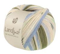 LANA GROSSA Landlust die Sockenwolle | Garn aus Merinowolle in verschiedenen Farben | Handstrickgarn aus 80% Schurwolle (Merino) & 20% Polyamid | 100g Wolle zum Stricken & Häkeln | 420m Garn FB 722