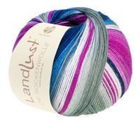 LandLust die Sockenwolle 118 - Bunte Streifen