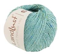LANA GROSSA Landlust Soft Tweed 180 | Klassisch verzwirntes Tweedgarn aus Schurwolle mit mehrfarbigen Noppen | Handstrickgarn aus 100% Schurwolle (Merino) | 50g Wolle zum Stricken & Häkeln | 180m Garn