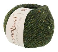 LANA GROSSA Landlust Soft Tweed 180 | Klassisch verzwirntes Tweedgarn aus Schurwolle mit mehrfarbigen Noppen | Handstrickgarn aus 100% Merinowolle | 50g Wolle zum Stricken & Häkeln | 180m Garn FB107