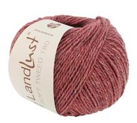 LANA GROSSA Landlust Soft Tweed 180 | Klassisch verzwirntes Tweedgarn aus Schurwolle mit mehrfarbigen Noppen | Handstrickgarn aus 100% Merinowolle | 50g Wolle zum Stricken & Häkeln | 180m Garn FB128
