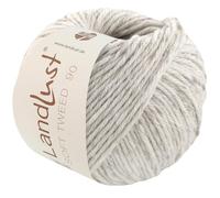 LANA GROSSA Landlust Soft Tweed 90 | Klassisch verzwirntes Tweedgarn aus Schurwolle mit mehrfarbigen Noppen | Handstrickgarn aus 100% Merinowolle | 50g Wolle zum Stricken & Häkeln | 90m Garn FB25