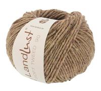 LANA GROSSA Landlust Soft Tweed 90 | Klassisch verzwirntes Tweedgarn aus Schurwolle mit mehrfarbigen Noppen | Handstrickgarn aus 100% Schurwolle (Merino) | 50g Wolle zum Stricken & Häkeln | 90m Garn