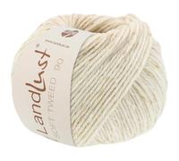 LANA GROSSA Landlust Soft Tweed 90 | Klassisch verzwirntes Tweedgarn aus Schurwolle mit mehrfarbigen Noppen | Handstrickgarn aus 100% Schurwolle (Merino) | 50g Wolle zum Stricken & Häkeln | 90m Garn