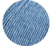 LANA GROSSA LANDLUST SOMMERSEIDE Häkelwolle, 170 m (50 Gramm), vielseitiges Baumwoll-Seidengemisch, 0035 - Jeans