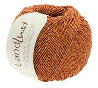 LANA GROSSA Landlust Sommerseide | Feines & leichtes Baumwoll-Seidengarn | Handstrickgarn aus 50% Seide & 50% Baumwolle | 50g Wolle zum Stricken & Häkeln | 170m Garn