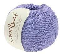 LANA GROSSA Landlust Sommerseide | Feines & leichtes Baumwoll-Seidengarn | Handstrickgarn aus 50% Seide & 50% Baumwolle | 50g Wolle zum Stricken & Häkeln | 170m Garn FB 34