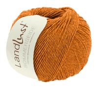 LANA GROSSA Landlust Sommerseide | Feines & leichtes Baumwoll-Seidengarn | Handstrickgarn aus 50% Seide & 50% Baumwolle | 50g Wolle zum Stricken & Häkeln | 170m Garn FB 54