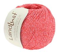 Landlust Sommerseide von Lana Grossa, Rot/Rosa, aus Seide