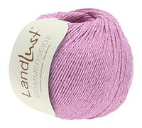 Lana Grossa Strickgarn LandLust Sommerseide 22 – 50% Seide/50% Baumwolle, 50 g/170 m – Flieder