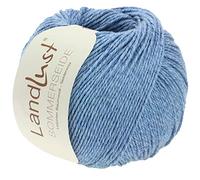 LANA GROSSA Landlust Sommerseide | Feines & leichtes Baumwoll-Seidengarn | Handstrickgarn aus 50% Seide & 50% Baumwolle | 50g Wolle zum Stricken & Häkeln | 170m Garn FB 35