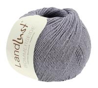 LANA GROSSA Landlust Sommerseide | Feines & leichtes Baumwoll-Seidengarn | Handstrickgarn aus 50% Seide & 50% Baumwolle | 50g Wolle zum Stricken & Häkeln | 170m Garn FB 59