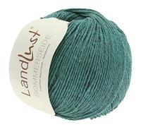 LANA GROSSA Landlust Sommerseide | Feines & leichtes Baumwoll-Seidengarn | Handstrickgarn aus 50% Seide & 50% Baumwolle | 50g Wolle zum Stricken & Häkeln | 170m Garn