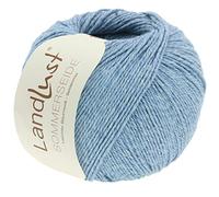 LANA GROSSA Landlust Sommerseide | Feines & leichtes Baumwoll-Seidengarn | Handstrickgarn aus 50% Seide & 50% Baumwolle | 50g Wolle zum Stricken & Häkeln | 170m Garn FB 42