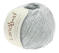 LANA GROSSA Landlust Sommerseide | Feines & leichtes Baumwoll-Seidengarn | Handstrickgarn aus 50% Seide & 50% Baumwolle | 50g Wolle zum Stricken & Häkeln | 170m Garn FB 26