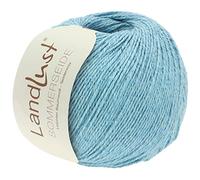 LANA GROSSA Landlust Sommerseide | Feines & leichtes Baumwoll-Seidengarn | Handstrickgarn aus 50% Seide & 50% Baumwolle | 50g Wolle zum Stricken & Häkeln | 170m Garn