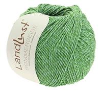LANA GROSSA Landlust Sommerseide | Feines & leichtes Baumwoll-Seidengarn | Handstrickgarn aus 50% Seide & 50% Baumwolle | 50g Wolle zum Stricken & Häkeln | 170m Garn FB 36