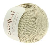 LANA GROSSA Landlust Sommerseide | Feines & leichtes Baumwoll-Seidengarn | Handstrickgarn aus 50% Seide & 50% Baumwolle | 50g Wolle zum Stricken & Häkeln | 170m Garn FB 2
