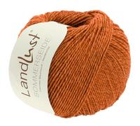 LANA GROSSA Landlust Sommerseide | Feines & leichtes Baumwoll-Seidengarn | Handstrickgarn aus 50% Seide & 50% Baumwolle | 50g Wolle zum Stricken & Häkeln | 170m Garn FB 53