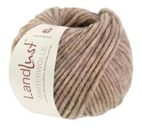 LANA GROSSA Landlust Winterwolle | Soffilo mit Yakfasern | Handstrickgarn aus 50% Schurwolle (Merino), 35% Baumwolle & 15% Yak | 50g Wolle zum Stricken & Häkeln | 70m Garn FB37