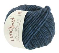 LANA GROSSA Landlust Winterwolle | Soffilo mit Yakfasern | Handstrickgarn aus 50% Schurwolle (Merino), 35% Baumwolle & 15% Yak | 50g Wolle zum Stricken & Häkeln | 70m Garn FB26