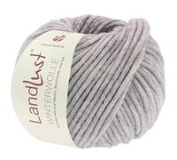 LANA GROSSA Landlust Winterwolle | Soffilo mit Yakfasern | Handstrickgarn aus 50% Schurwolle (Merino), 35% Baumwolle & 15% Yak | 50g Wolle zum Stricken & Häkeln | 70m Garn FB22
