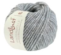 Landlust Winterwolle 32 graublau meliert