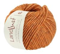 LANA GROSSA Landlust Winterwolle | Soffilo mit Yakfasern | Handstrickgarn aus 50% Schurwolle (Merino), 35% Baumwolle & 15% Yak | 50g Wolle zum Stricken & Häkeln | 70m Garn FB30
