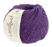 LANA GROSSA Landlust Winterwolle | Soffilo mit Yakfasern | Handstrickgarn aus 50% Schurwolle (Merino), 35% Baumwolle & 15% Yak | 50g Wolle zum Stricken & Häkeln | 70m Garn FB27