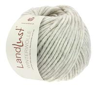 LANA GROSSA Landlust Winterwolle | Soffilo mit Yakfasern | Handstrickgarn aus 50% Schurwolle (Merino), 35% Baumwolle & 15% Yak | 50g Wolle zum Stricken & Häkeln | 70m Garn FB10
