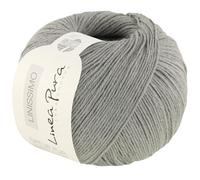 LANA GROSSA Linissimo | Leichtes, locker verzwirntes Baumwoll-Leinengarn | Handstrickgarn aus 50% Baumwolle & 50% Leinen | 50g Wolle zum Stricken & Häkeln | 187m Garn FB3