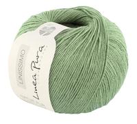 LANA GROSSA Linissimo | Leichtes, locker verzwirntes Baumwoll-Leinengarn | Handstrickgarn aus 50% Baumwolle & 50% Leinen | 50g Wolle zum Stricken & Häkeln | 187m Garn FB20