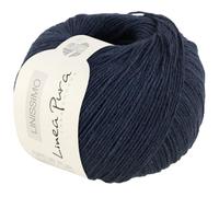 LANA GROSSA Linissimo | Leichtes, locker verzwirntes Baumwoll-Leinengarn | Handstrickgarn aus 50% Baumwolle & 50% Leinen | 50g Wolle zum Stricken & Häkeln | 187m Garn FB13