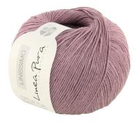 LANA GROSSA Linissimo | Leichtes, locker verzwirntes Baumwoll-Leinengarn | Handstrickgarn aus 50% Baumwolle & 50% Leinen | 50g Wolle zum Stricken & Häkeln | 187m Garn FB4