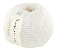 LANA GROSSA Linissimo | Leichtes, locker verzwirntes Baumwoll-Leinengarn | Handstrickgarn aus 50% Baumwolle & 50% Leinen | 50g Wolle zum Stricken & Häkeln | 187m Garn FB1