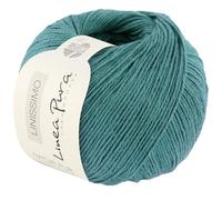 LANA GROSSA Linissimo | Leichtes, locker verzwirntes Baumwoll-Leinengarn | Handstrickgarn aus 50% Baumwolle & 50% Leinen | 50g Wolle zum Stricken & Häkeln | 187m Garn FB21