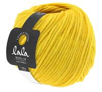 LANA GROSSA Lovely Cotton lala Berlin | Soffilo mit Baumwolle | Handstrickgarn aus 75% Schurwolle (Merino) & 25% Baumwolle | 50g Wolle zum Stricken & Häkeln | 90m Garn