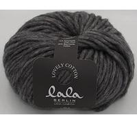 LANA GROSSA Lovely Cotton lala Berlin | Soffilo mit Baumwolle | Handstrickgarn aus 75% Schurwolle (Merino) & 25% Baumwolle | 50g Wolle zum Stricken & Häkeln | 90m Garn