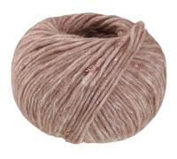 LANA GROSSA Lucciola | Handstrickgarn aus 29% Polyamid, 22% Viskose, 24% Schurwolle (Merino fein), 20% Alpaka (Baby) & 5% Metallische Faser | 50g Wolle zum Stricken & Häkeln | 130m Garn FB 6