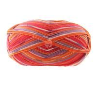 LANA GROSSA Meilenweit 100 Aktion | Sockenklassiker, bedruckt und waschmaschinenfest | Handstrickgarn aus 75% Schurwolle & 25% Polyamid | 100g Wolle zum Stricken & Häkeln | 420m Garn FB3000